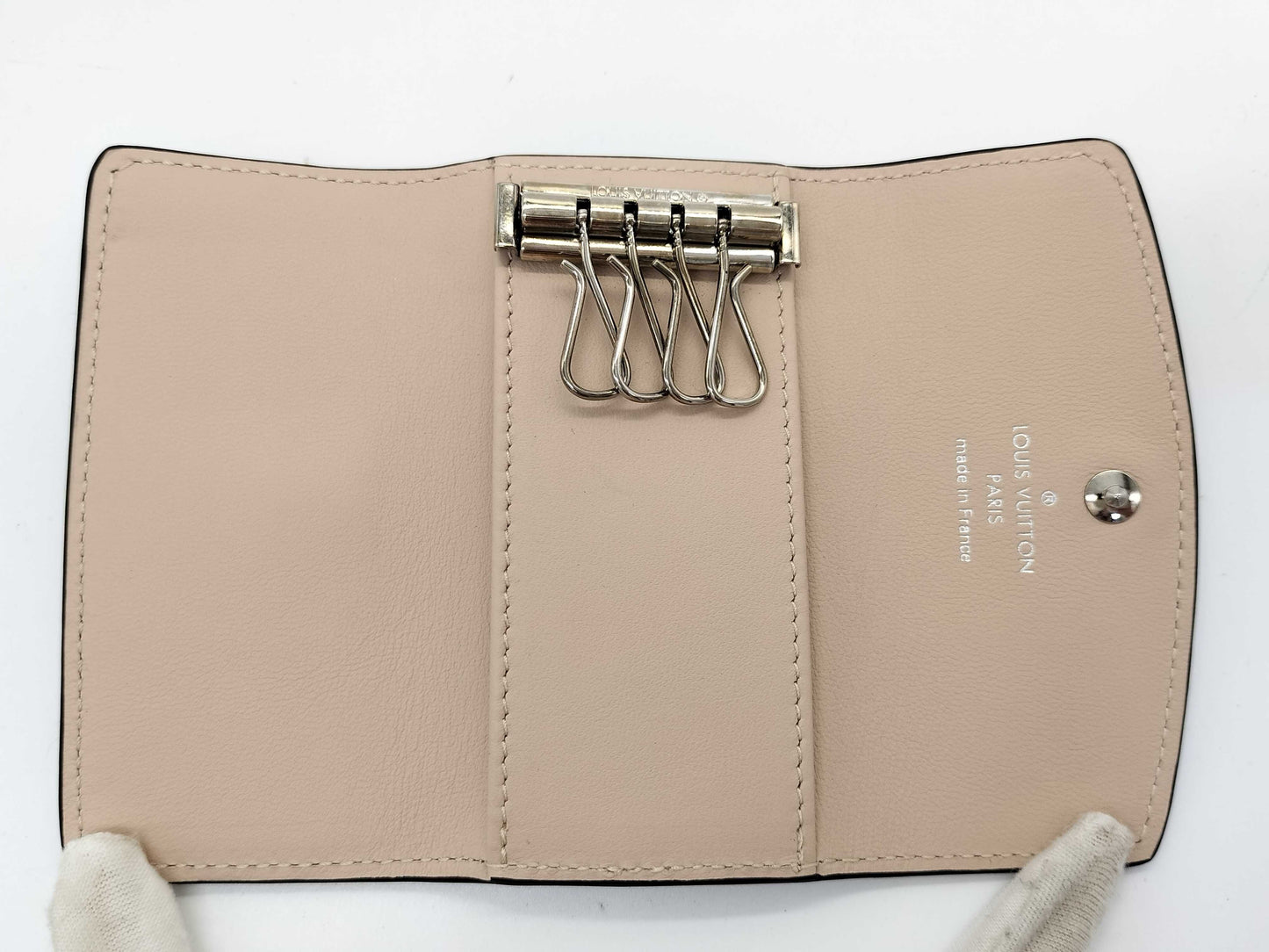 LOUIS VUITTON RFID Unverifiable Mahina Louis Vuitton M81706 Mahina Multicle 4 Key Case Blue LV Monogram Leather Japan Exclusive Color Key Case/Key Holder