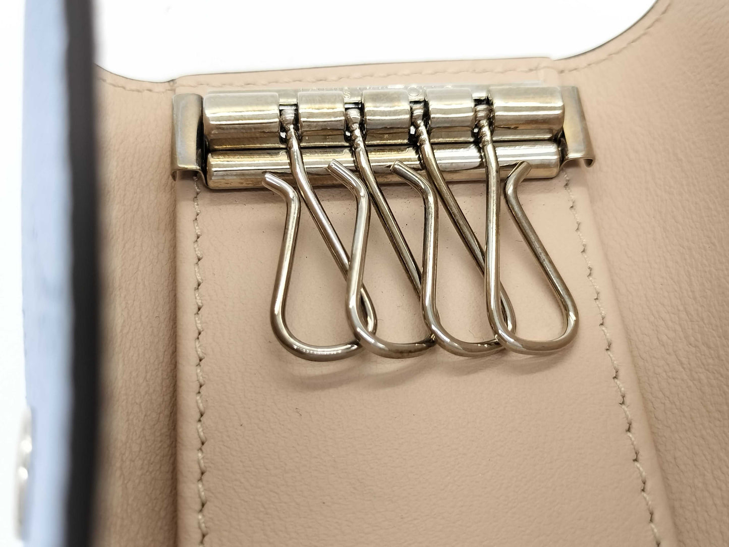 LOUIS VUITTON RFID Unverifiable Mahina Louis Vuitton M81706 Mahina Multicle 4 Key Case Blue LV Monogram Leather Japan Exclusive Color Key Case/Key Holder