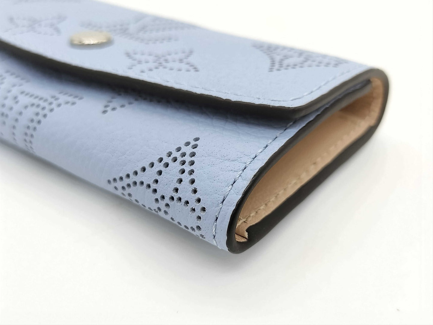 LOUIS VUITTON RFID Unverifiable Mahina Louis Vuitton M81706 Mahina Multicle 4 Key Case Blue LV Monogram Leather Japan Exclusive Color Key Case/Key Holder