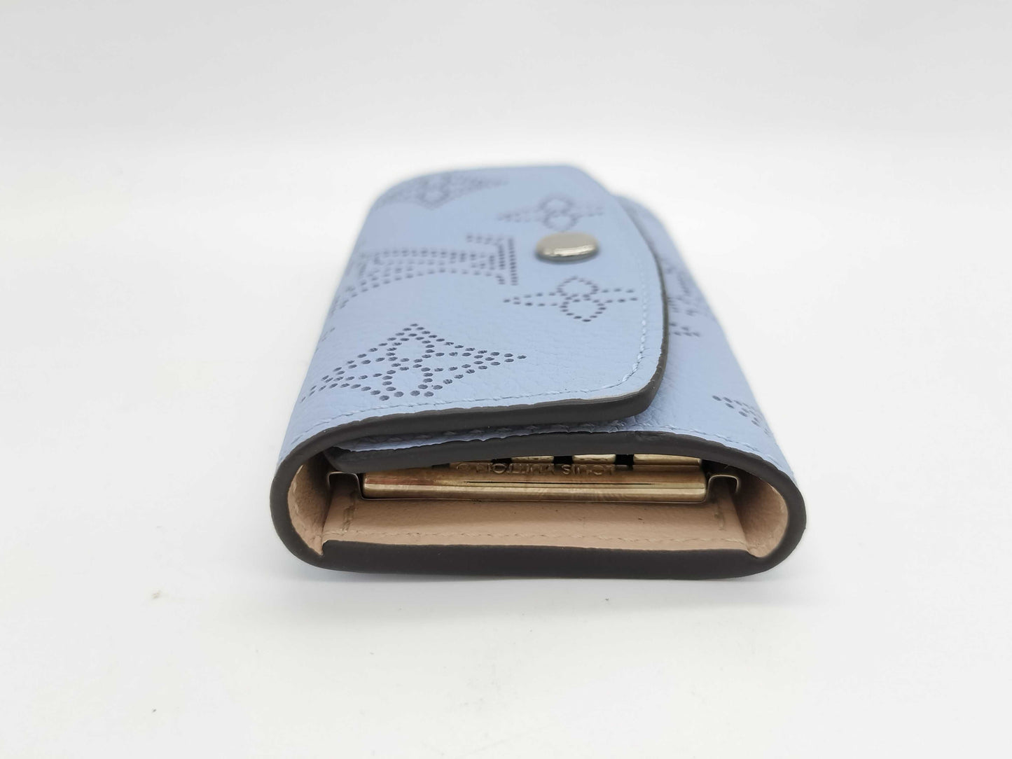 LOUIS VUITTON RFID Unverifiable Mahina Louis Vuitton M81706 Mahina Multicle 4 Key Case Blue LV Monogram Leather Japan Exclusive Color Key Case/Key Holder