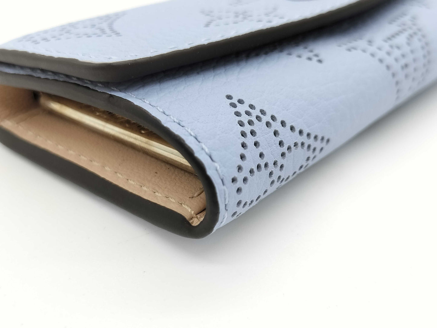 LOUIS VUITTON RFID Unverifiable Mahina Louis Vuitton M81706 Mahina Multicle 4 Key Case Blue LV Monogram Leather Japan Exclusive Color Key Case/Key Holder
