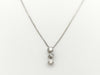 D0.328ct Pt900/850 2.8g Necklace