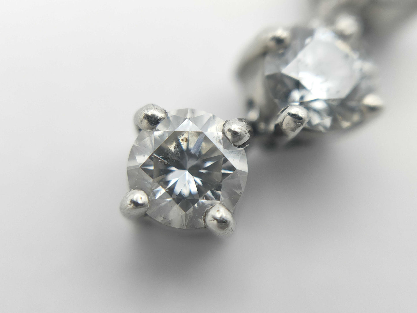 D0.328ct Pt900/850 2.8g Necklace
