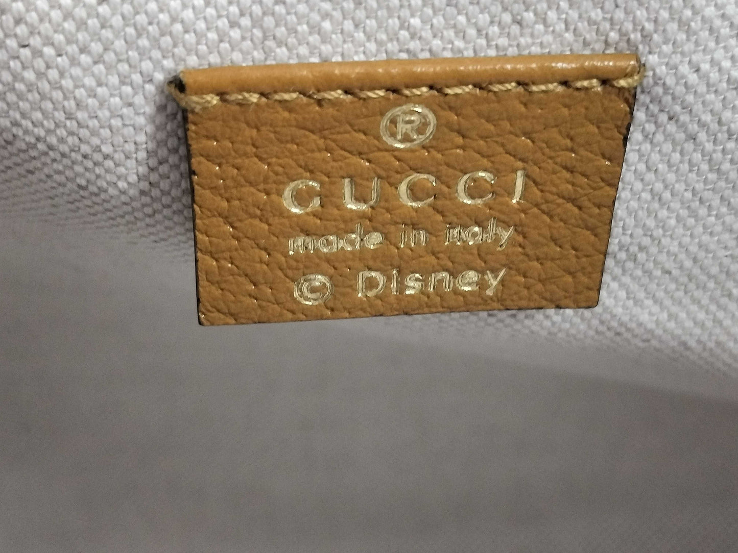 GUCCI GG Supreme GUCCI GG Supreme Shoulder Bag 602691 Mickey Mouse Collaboration Shoulder Bag