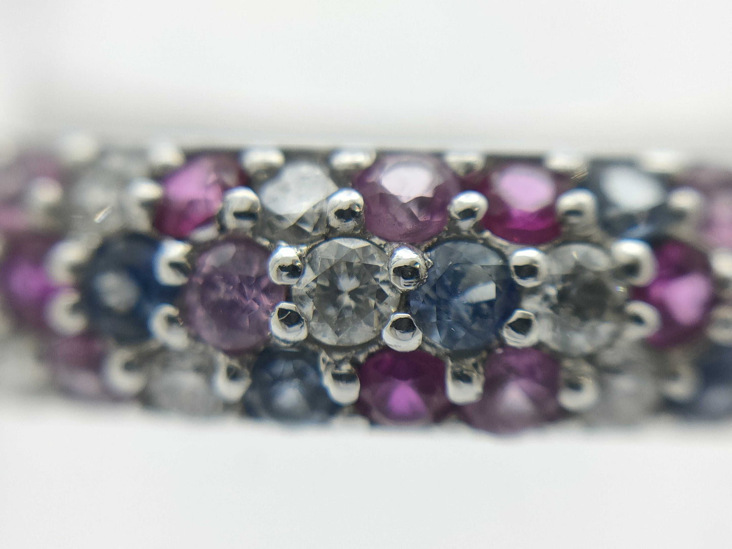 Ponte Vecchio S0.37ct D0.10ct K18WG 3.9g Ring