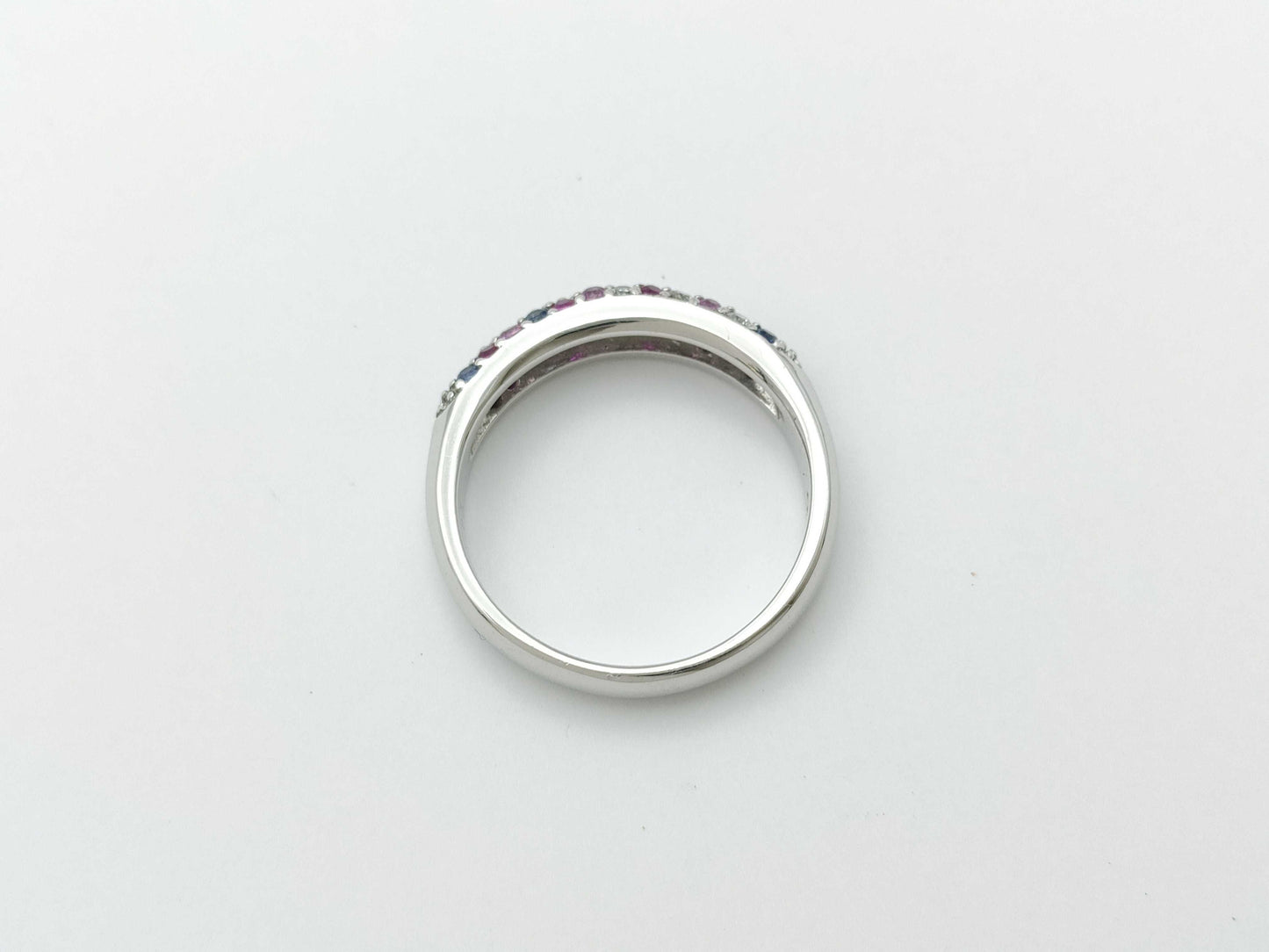 Ponte Vecchio S0.37ct D0.10ct K18WG 3.9g Ring