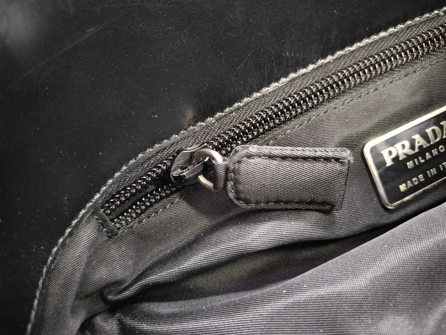 PRADA Nylon PRADA One-Shoulder Bag Nylon Black Shoulder Bag