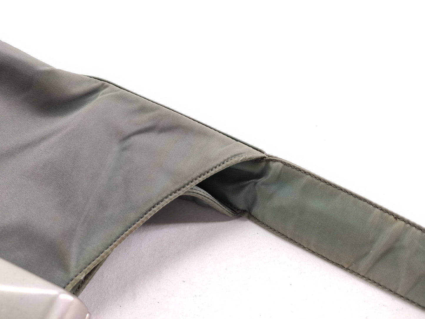 PRADA Nylon Prada One-Shoulder Bag Nylon Khaki Shoulder Bag