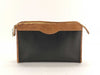 Dior Christian Dior Leather Second Bag Black x Brown Second Bag