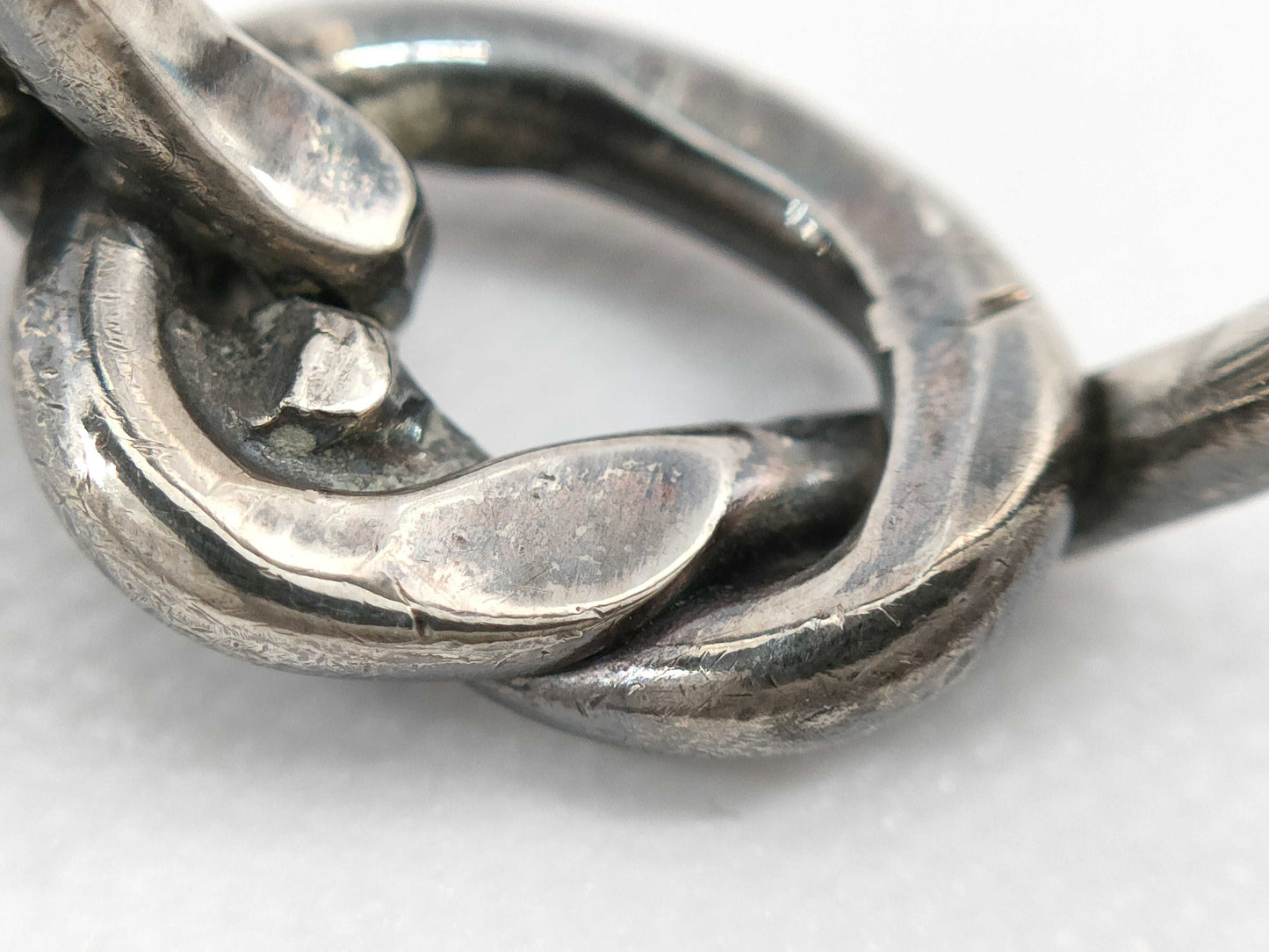 Tiffany & Co. TIFFANY & Co. Hook and Eye Ring 925/18K 2.86g Ring