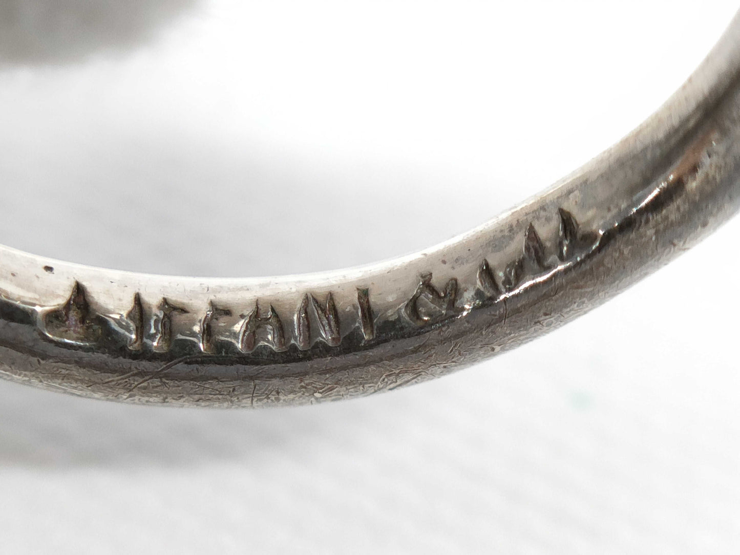 Tiffany & Co. TIFFANY & Co. Hook and Eye Ring 925/18K 2.86g Ring
