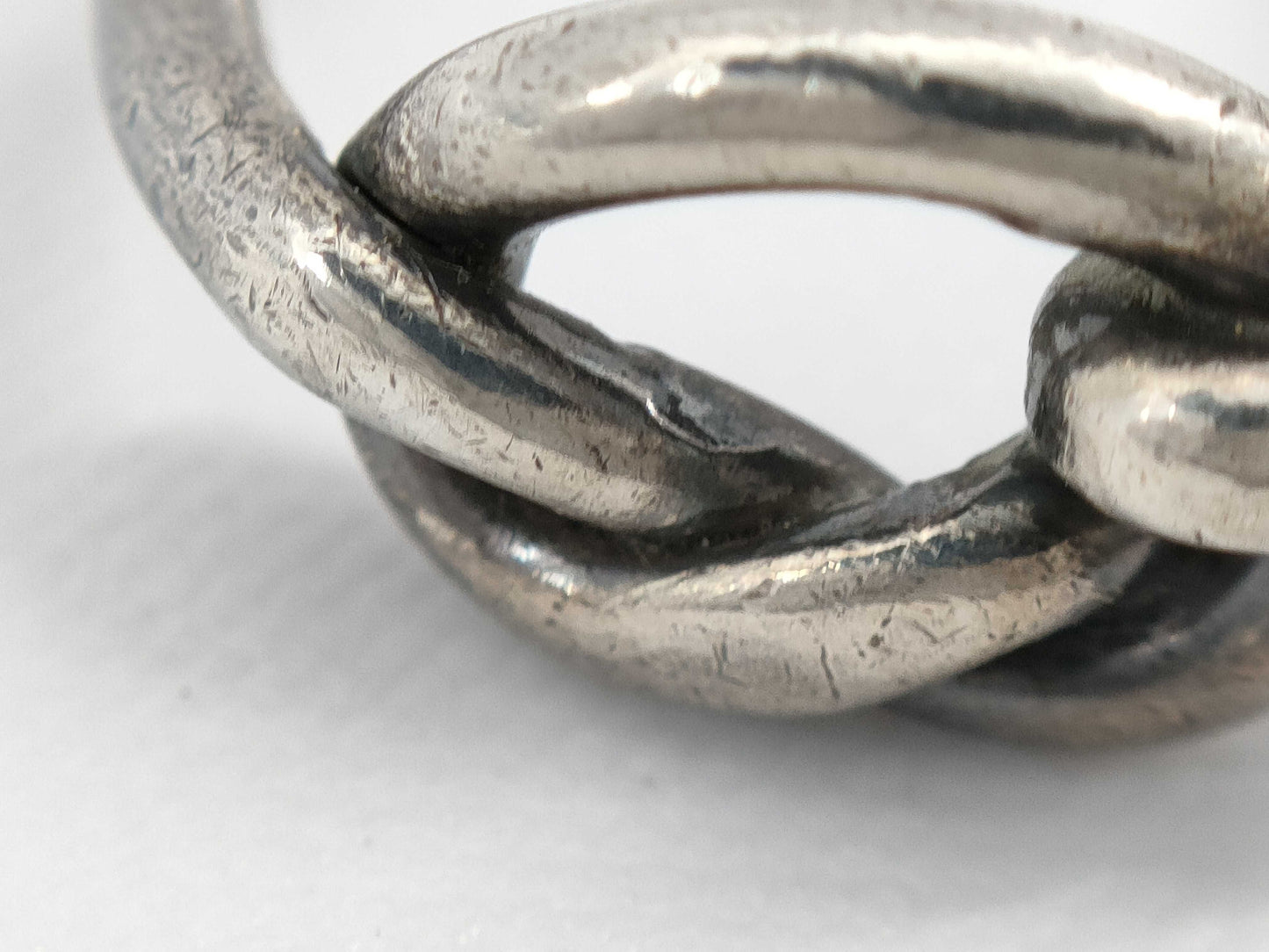 Tiffany & Co. TIFFANY & Co. Hook and Eye Ring 925/18K 2.86g Ring