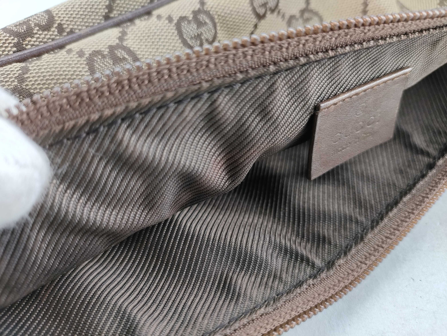 GUCCI GG Canvas GUCCI GG Canvas Accessory Pouch 07198 Pouch