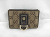 GUCCI GG Canvas Card Case 141417 Beige Card Case, Pass Case, Business Card Holder