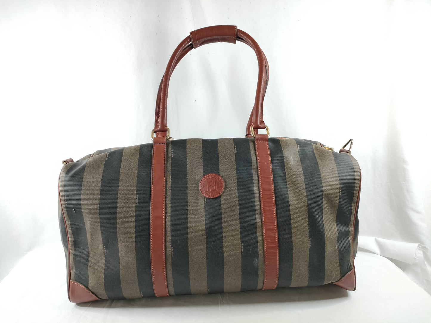 FENDI Pecan Boston Bag, Brown