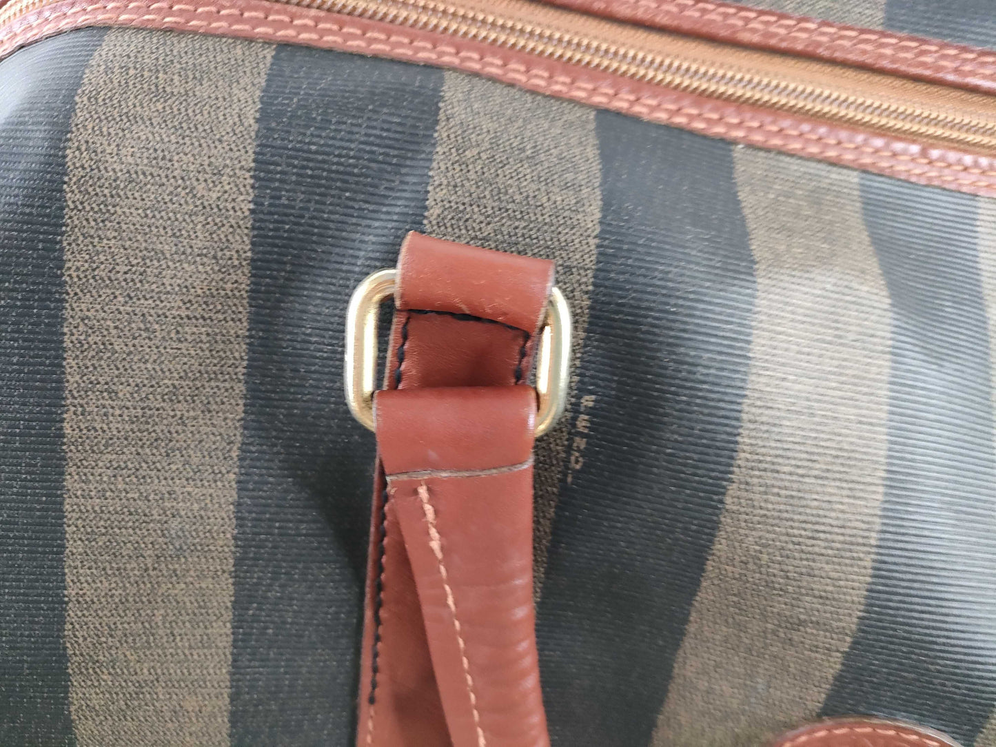 FENDI Pecan Boston Bag, Brown