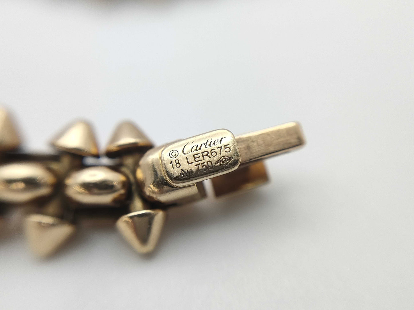 Cartier Crash #18 Au750 33.3g Bracelet/Bangle