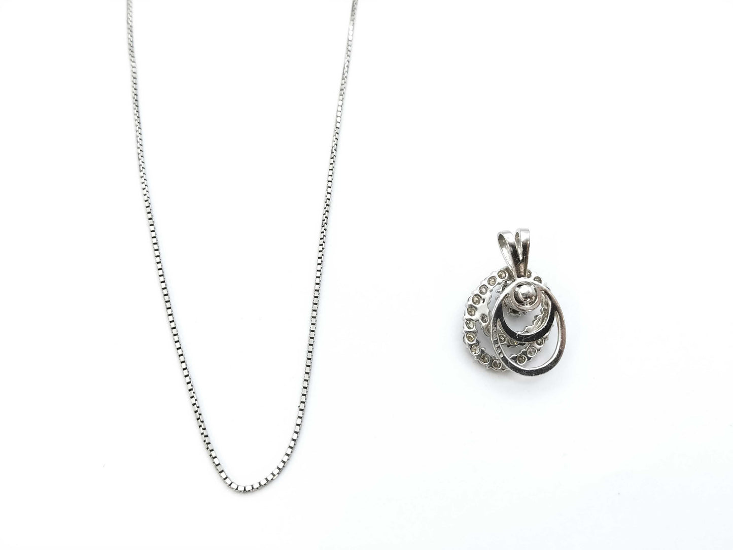 D1.00ct PT900/850 9.8g Necklace