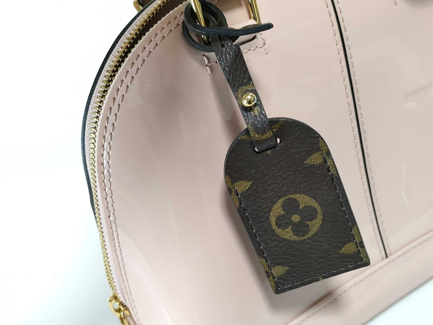 LOUIS VUITTON RFID Verified Vernis Louis Vuitton Monogram Vernis Alma BB 2-Way Handbag M51925 Handbag