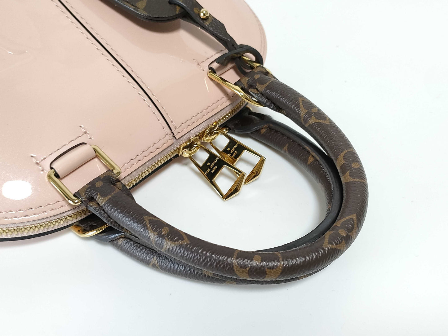 LOUIS VUITTON RFID Verified Vernis Louis Vuitton Monogram Vernis Alma BB 2-Way Handbag M51925 Handbag