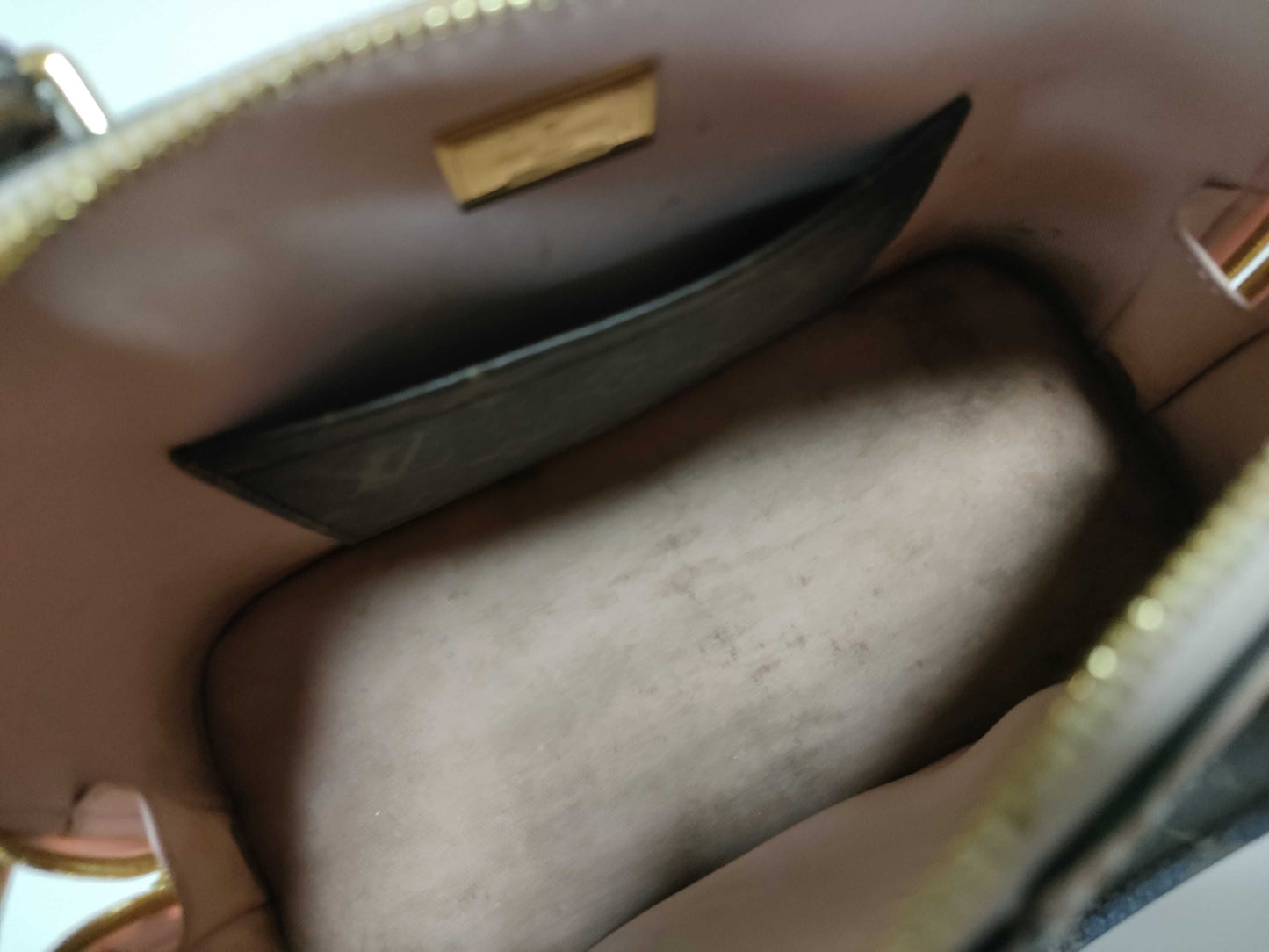LOUIS VUITTON RFID Verified Vernis Louis Vuitton Monogram Vernis Alma BB 2-Way Handbag M51925 Handbag
