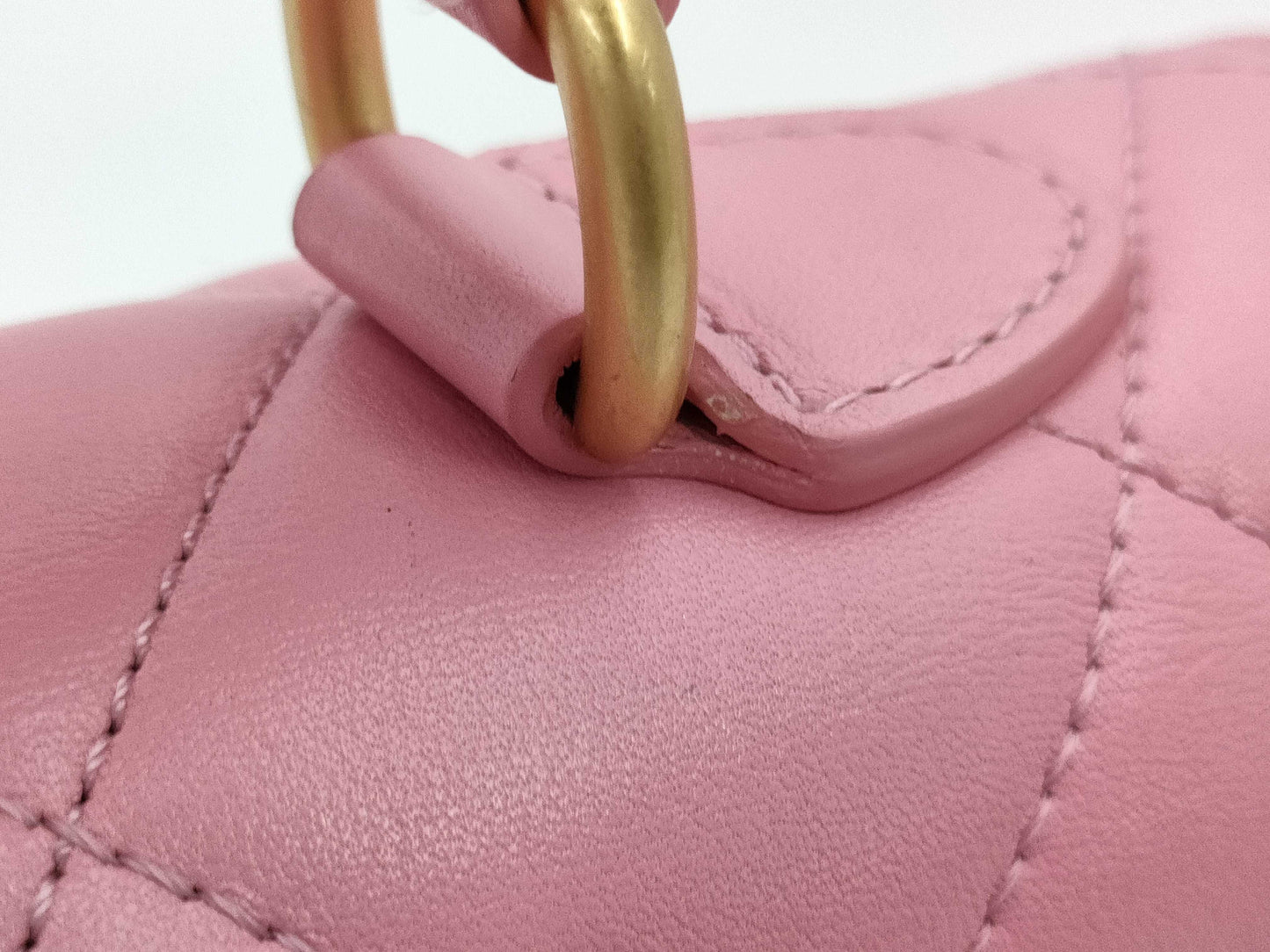 CHANEL Matelasse 2-Way Chain Shoulder Bag AS4184 Pink