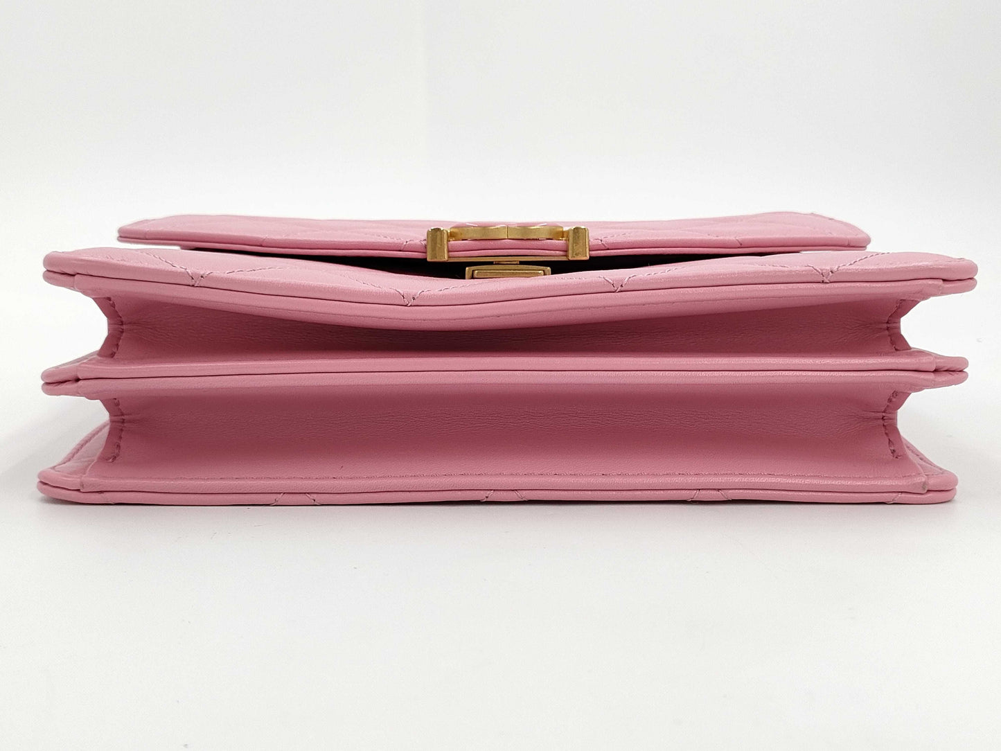 CHANEL Matelasse 2-Way Chain Shoulder Bag AS4184 Pink