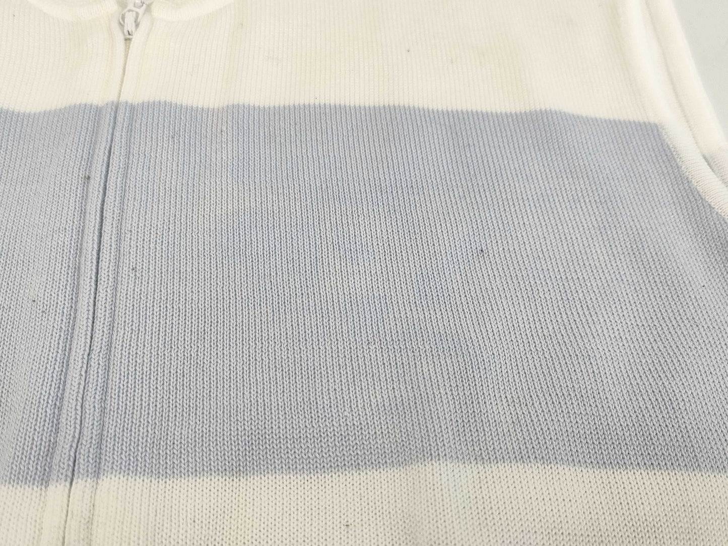 CHANEL 00S Logo Zip-Up Top P15733 White Size 38 Tops
