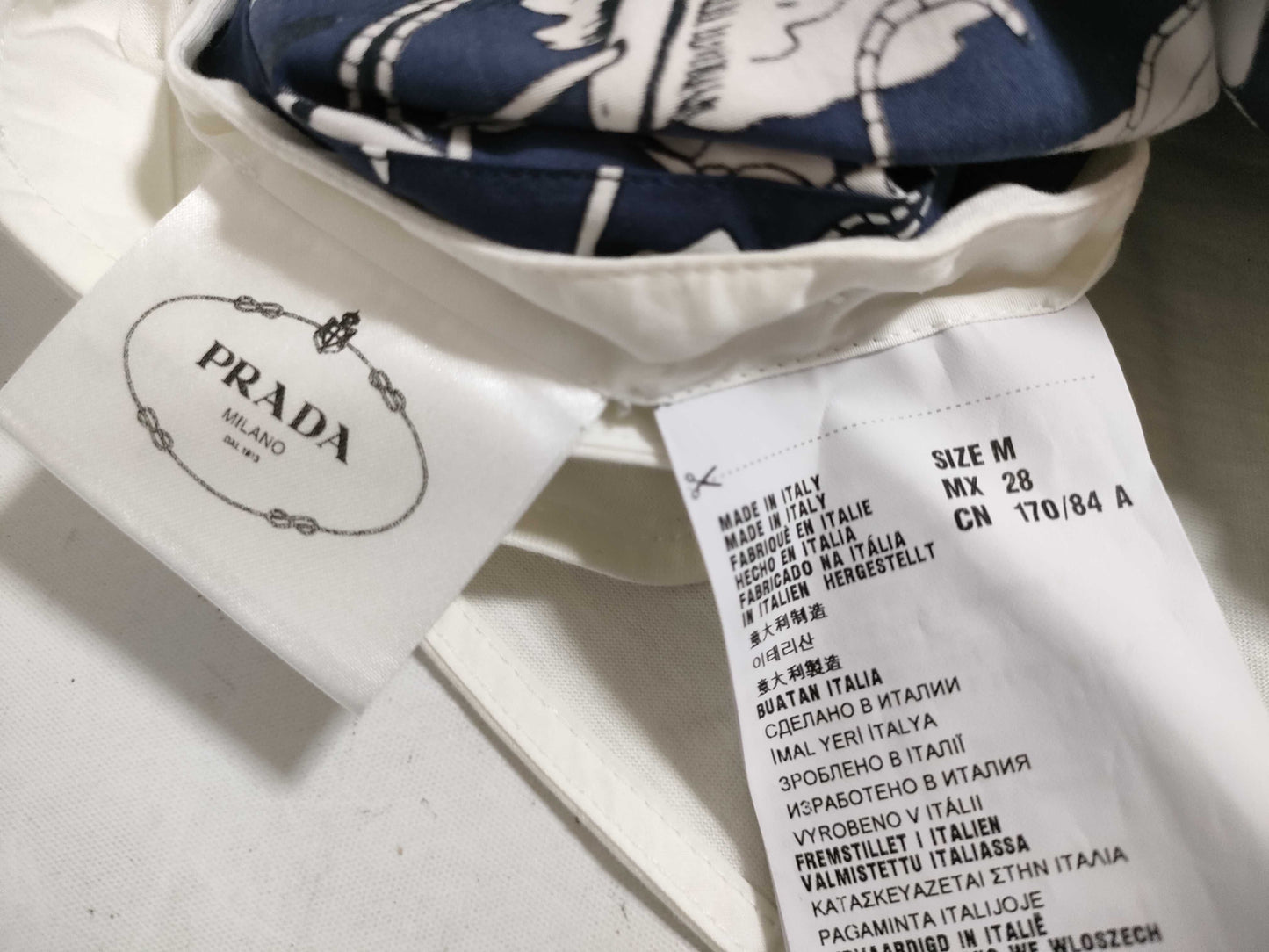 PRADA Prada Comic Print T-Shirt, Cut and Sewn, Size M