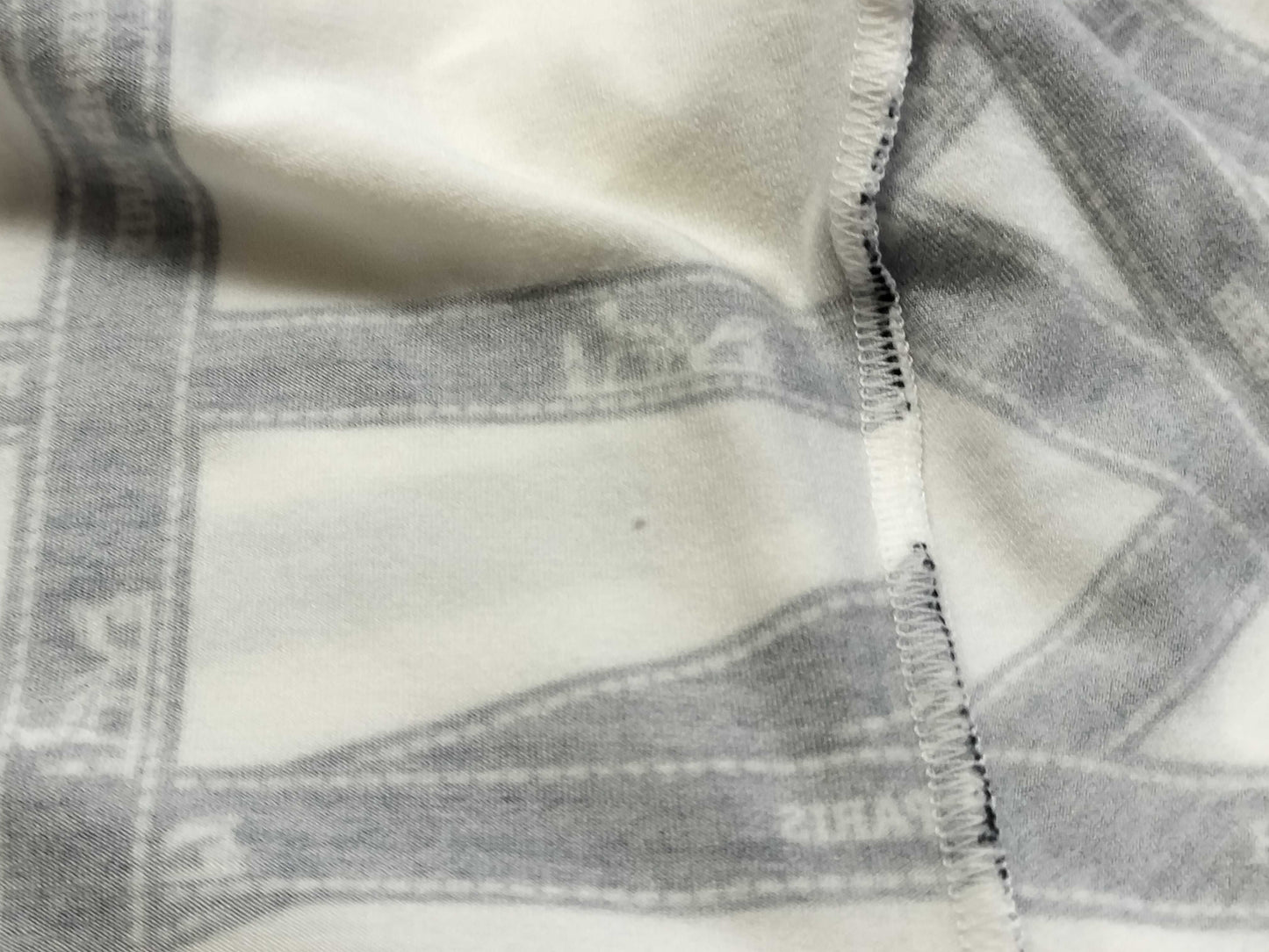 HERMES Ribbon Print Cut and Sew Top