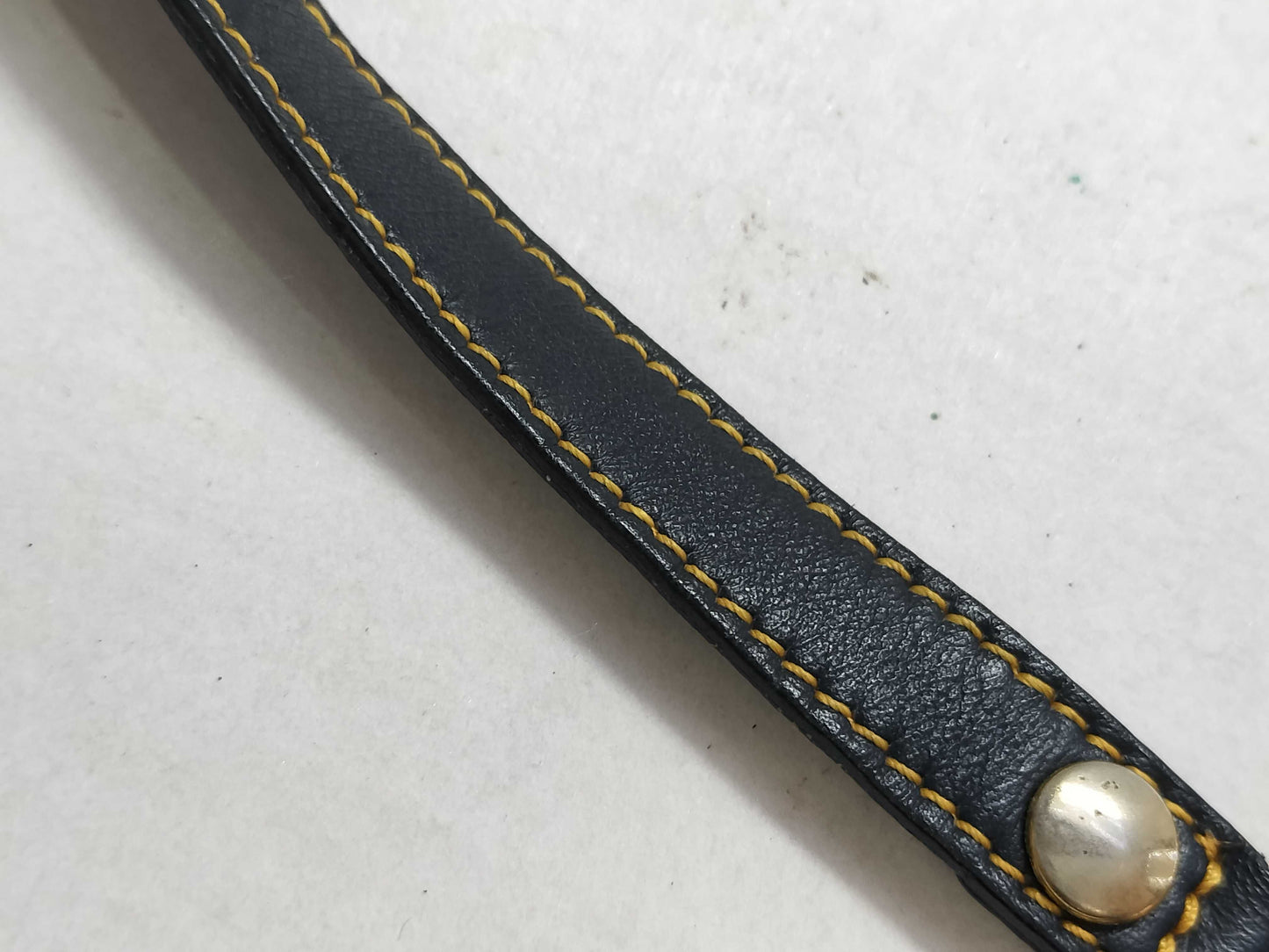 Dior Trotter Saddle Pouch in Navy Canvas.