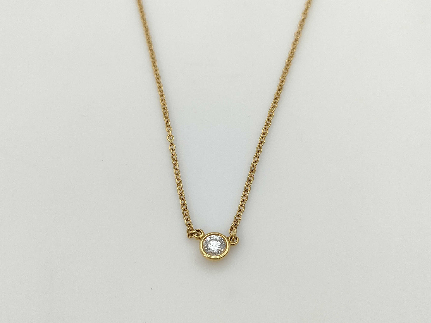 Tiffany & Co. By the Yard 1PD Au750 1.9g Necklace