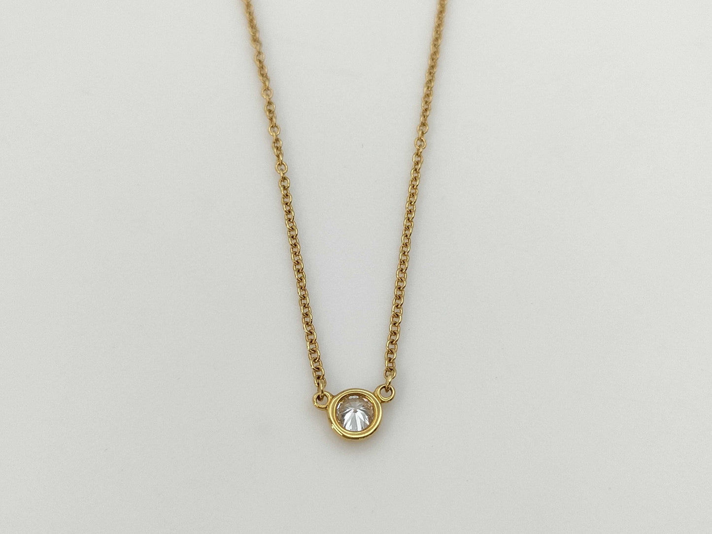 Tiffany & Co. By the Yard 1PD Au750 1.9g Necklace