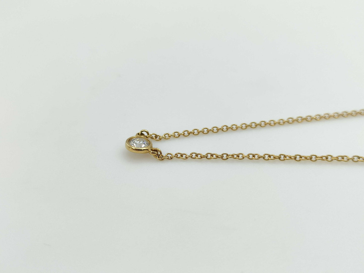 Tiffany & Co. By the Yard 1PD Au750 1.9g Necklace