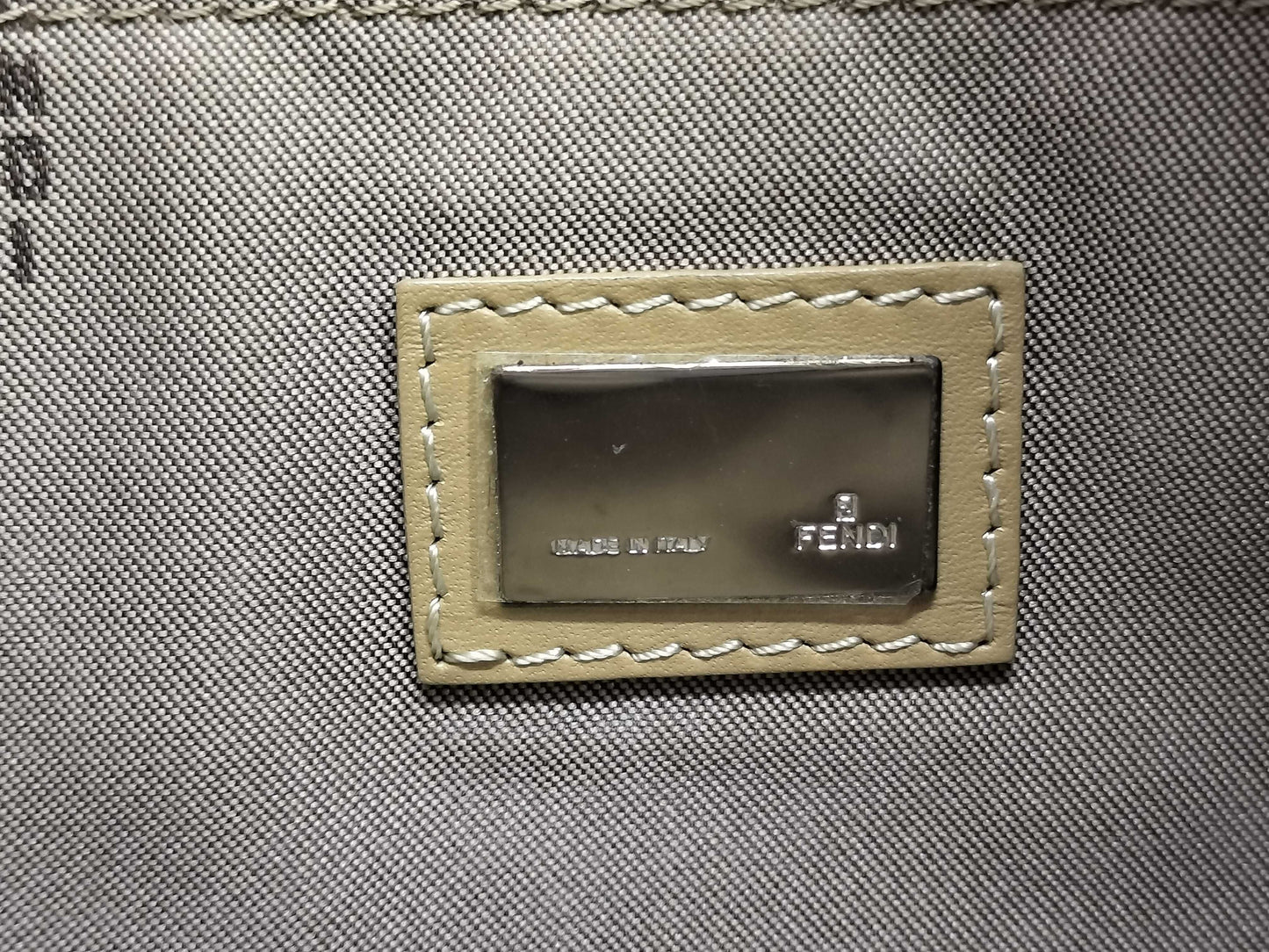 FENDI Zucca pattern FENDI denim shoulder bag Zucca shoulder bag