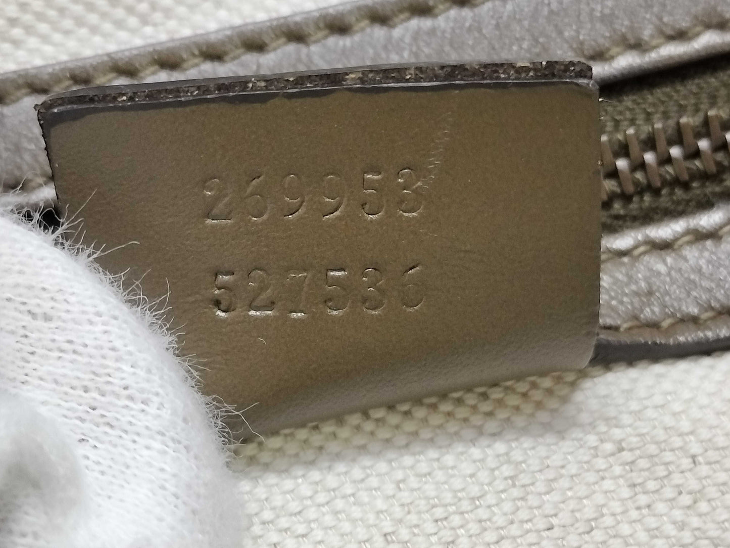 GUCCI GG GUCCI Python Tote Bag with GG Hardware 269953 Tote Bag