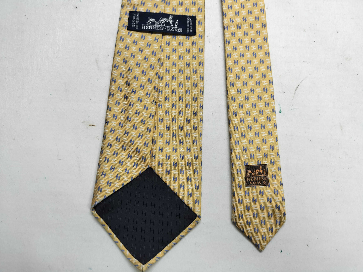 HERMES HERMES Tie H Pattern Tie