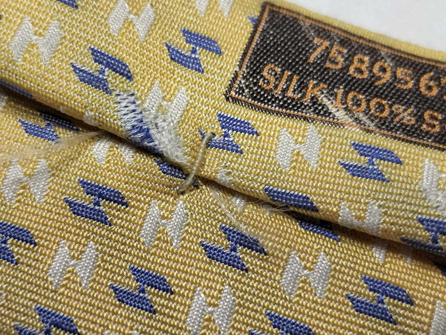 HERMES HERMES Tie H Pattern Tie