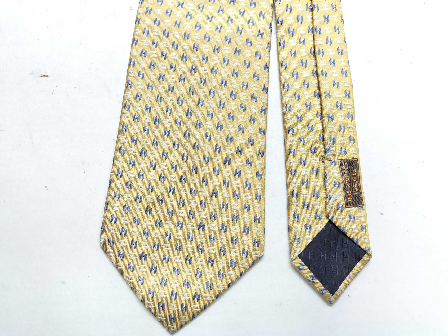 HERMES HERMES Tie H Pattern Tie