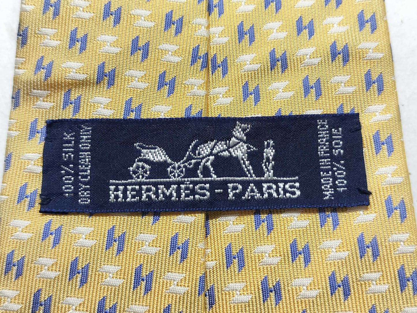 HERMES HERMES Tie H Pattern Tie