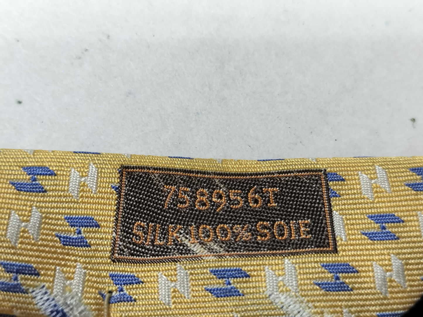 HERMES HERMES Tie H Pattern Tie