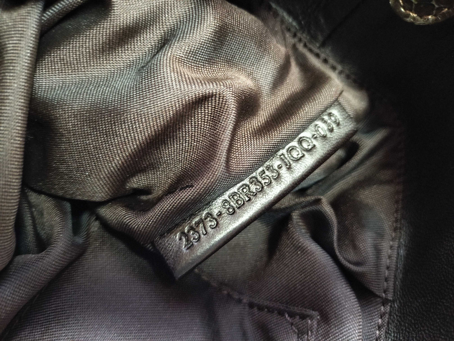 FENDI FENDI Python Fur Chef Bag Handbag