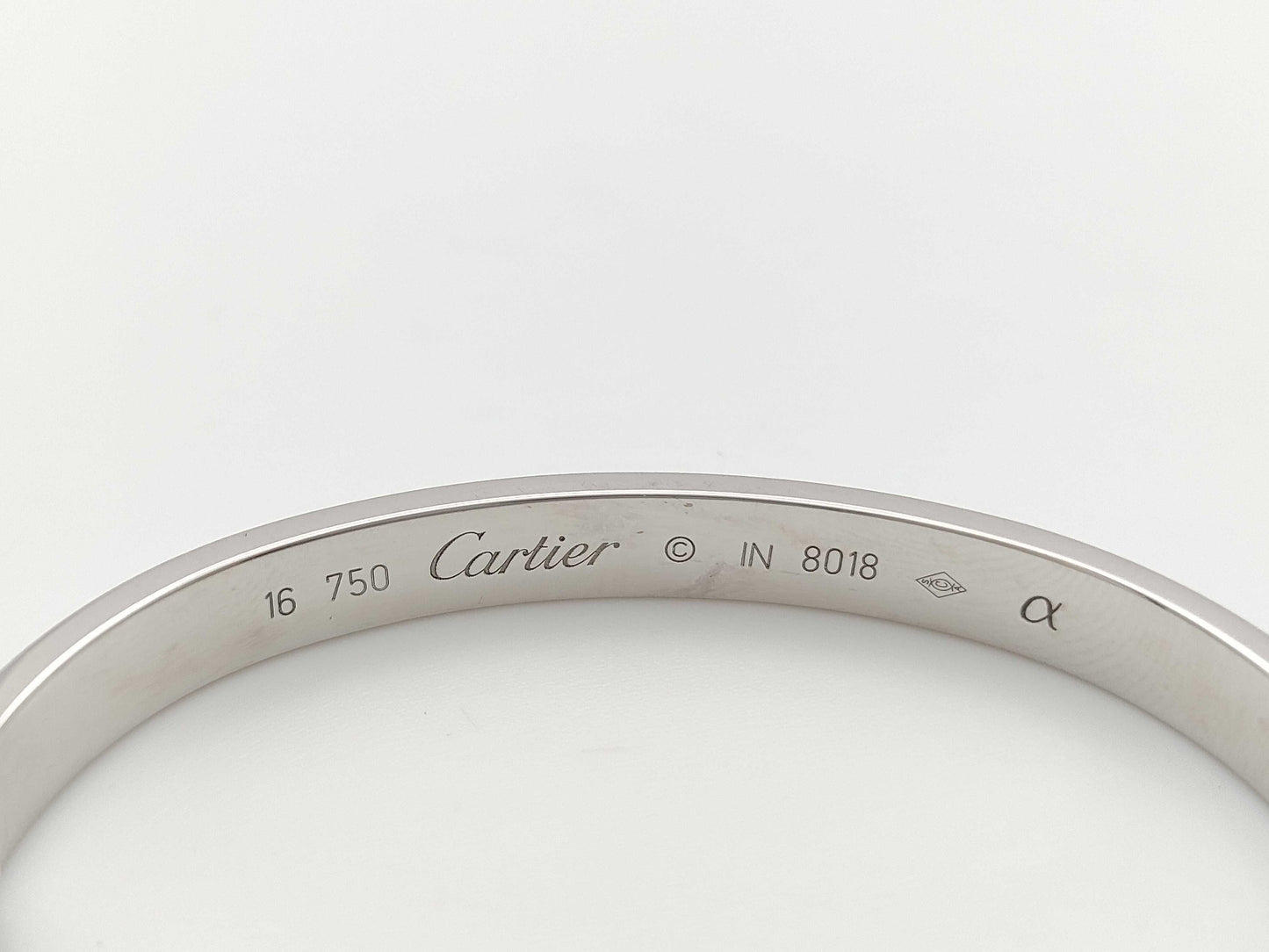 Cartier Love Bracelet #16 WG 750 30.5g Bracelet/Bangle