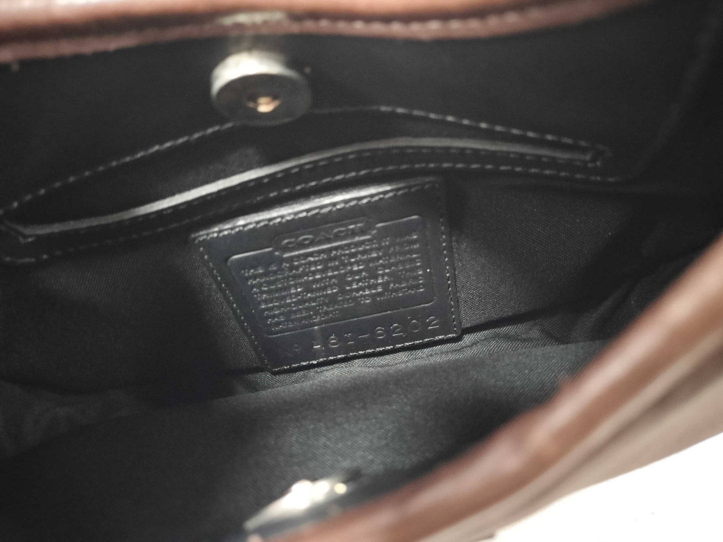 COACH Shoulder Bag Brown Handbag