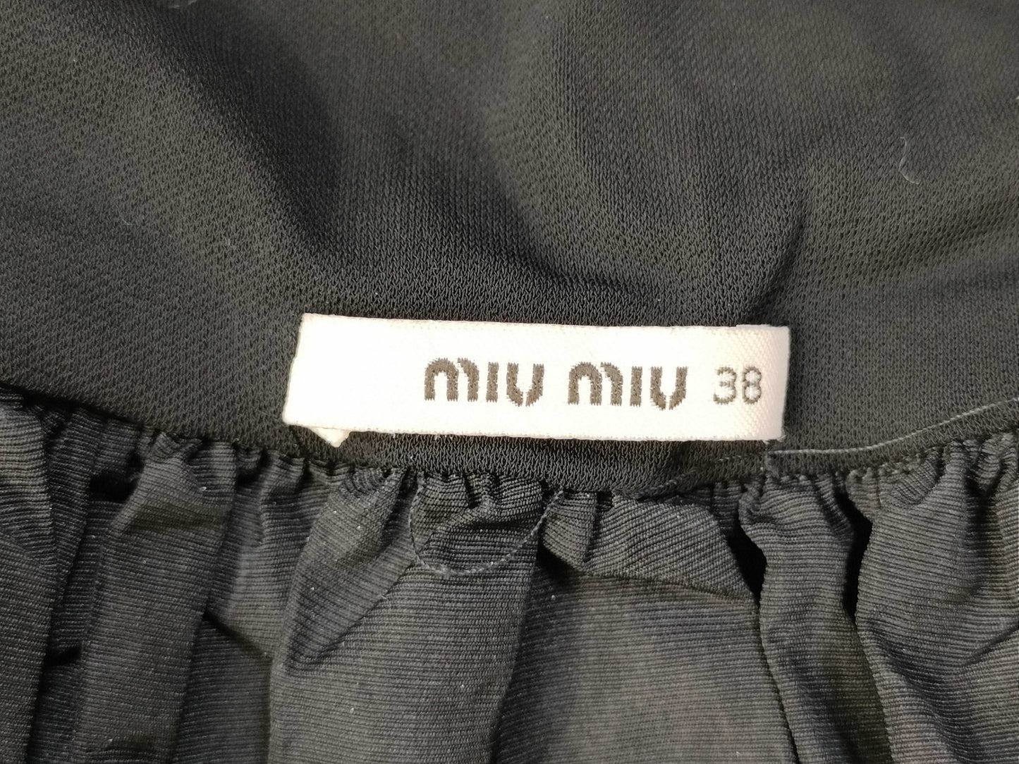Miu Miu Balloon Skirt Black Skirt