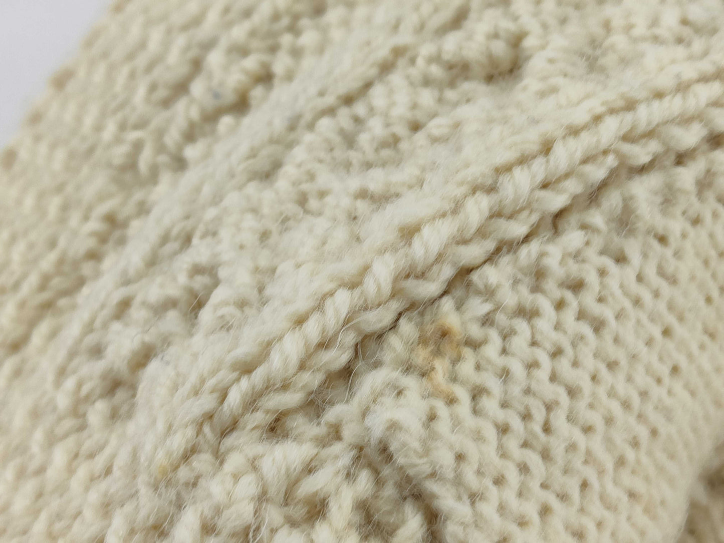 Inverallan A3 Cable Knit Sweater with Brown Tag, Cardigan