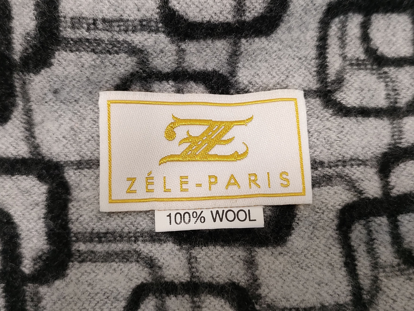 ZELE PARIS all-over print scarf