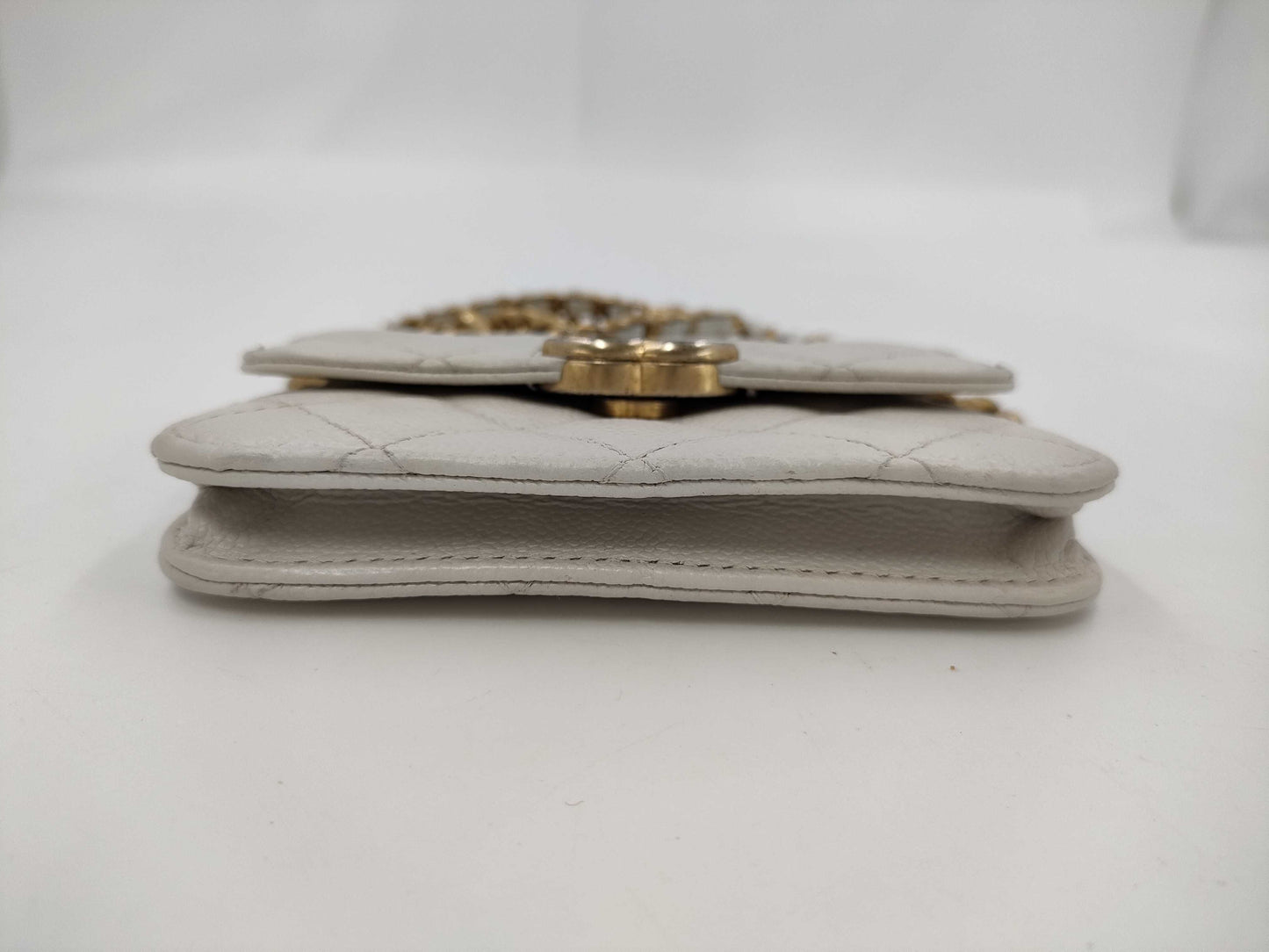 CHANEL Chain Shoulder Bag Mini White 31 Series Shoulder Bag