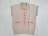 CHANEL Cardigan Cashmere Knit Top Coco Button Size 42 Top