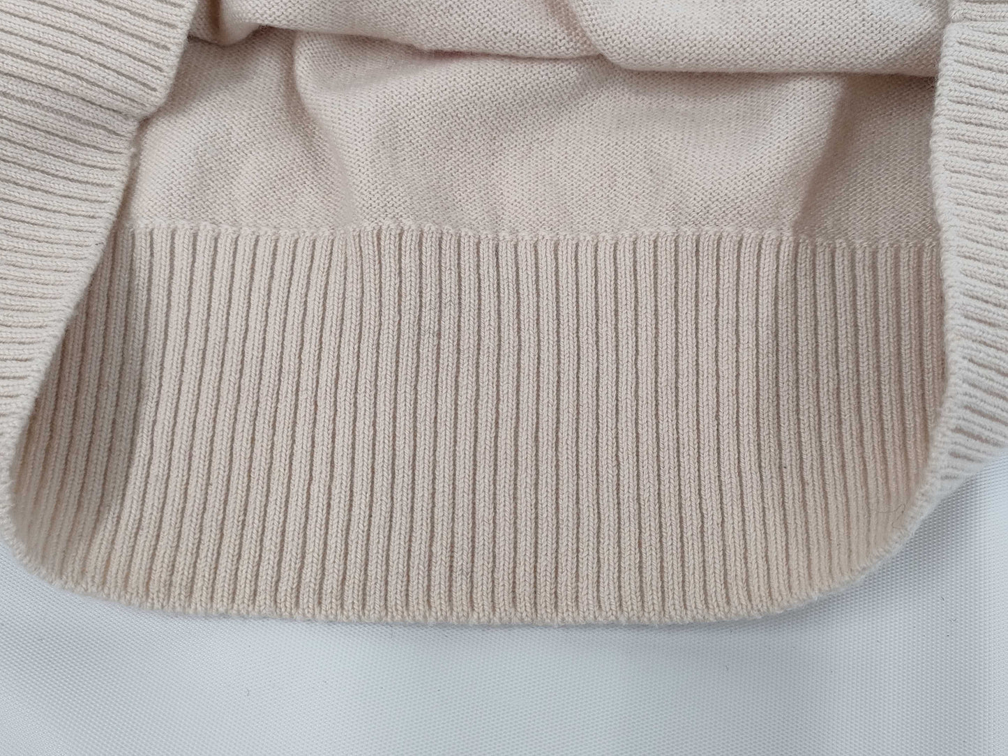 CHANEL Cardigan Cashmere Knit Top Coco Button Size 42 Top